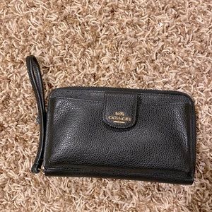 Coach Zipper Wristlet -Gently Used